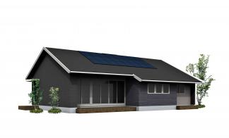 ▼完成建物見学会 （郡山市富久山町）