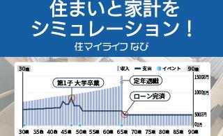 【住マイライフなび】住まいと家計をシミュレーション！