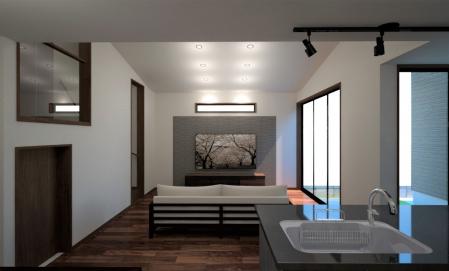 平屋「中庭のある家」新築発表会