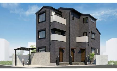 京都市の景観条例に対応した狭小3階建の計画