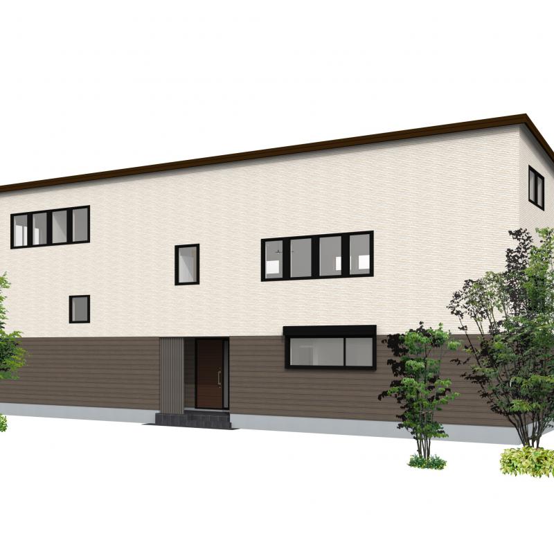 ▼完成建物見学会 （郡山市大町）