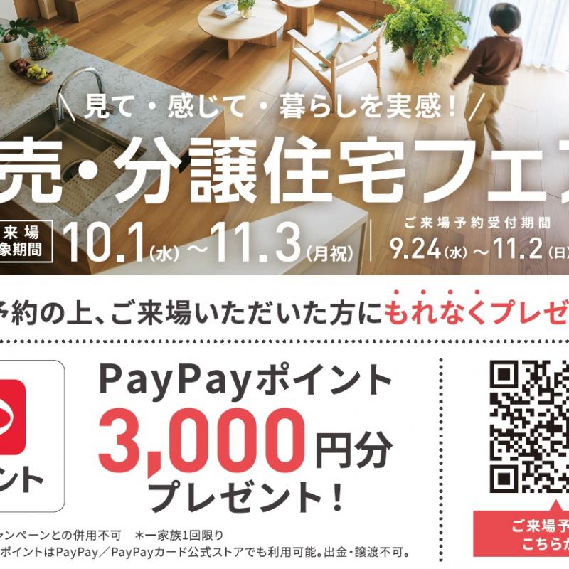 PayPayポイント　3.000円分プレゼント