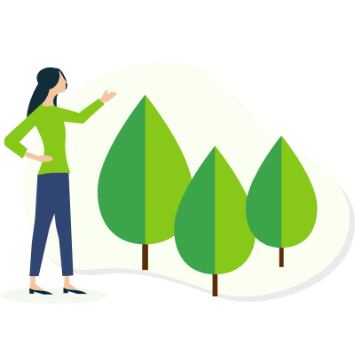 森林の整備・植林活動イメージ画像