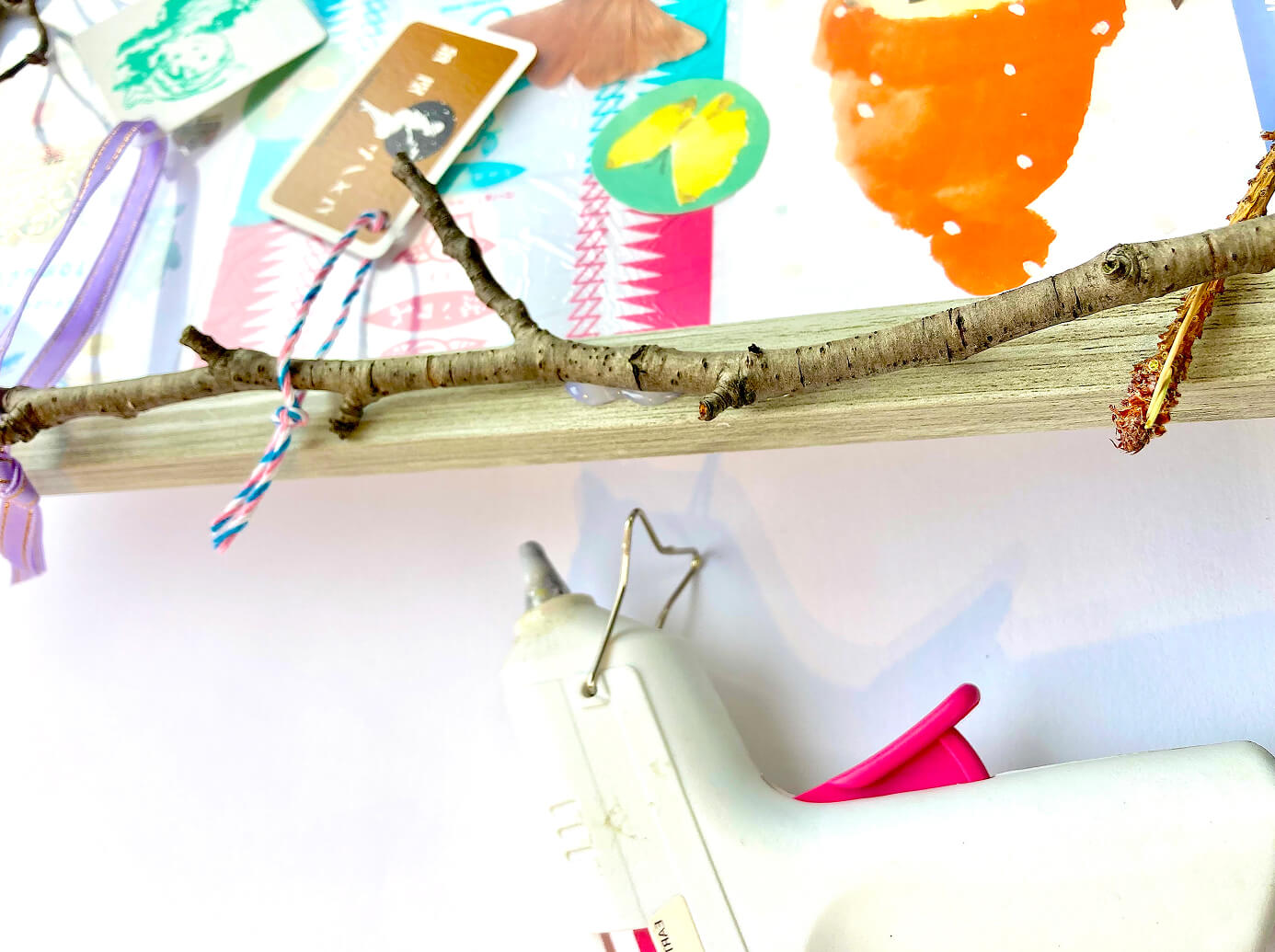 フレームにさらにコラージュを