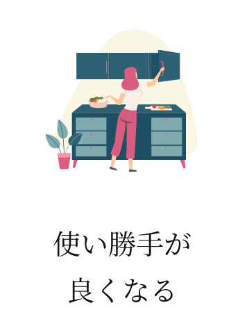 使い勝手が良くなる