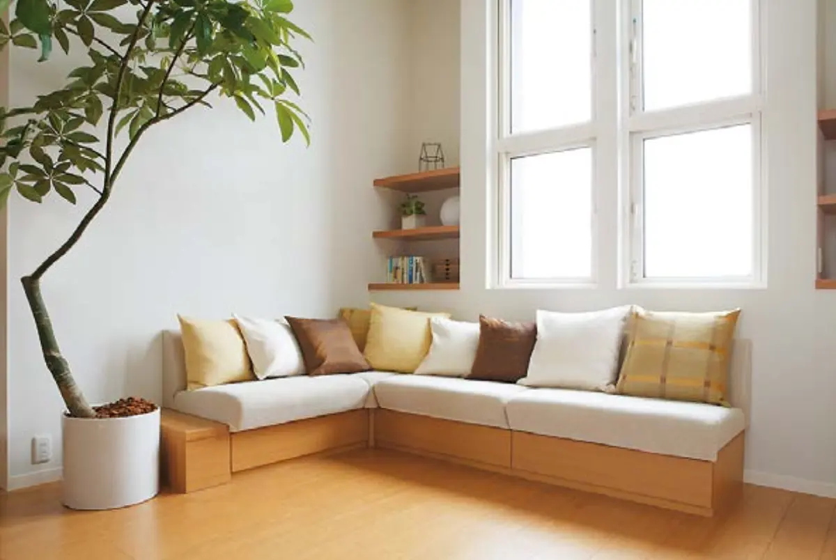 リビングのソファコーナー