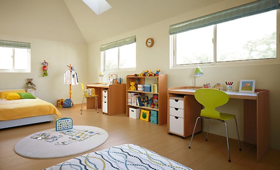 子ども部屋こそ「見せる」と「しまう」を取り入れて