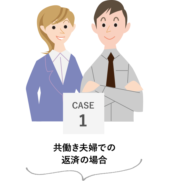 Case1 共働き夫婦での返済の場合