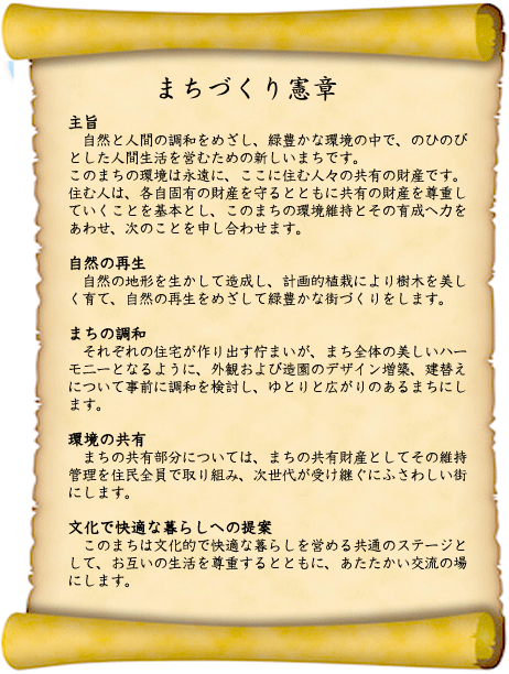 まちづくり憲章