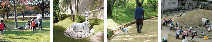 大人も子供も行くと何か楽しいことがある丘公園イメージ