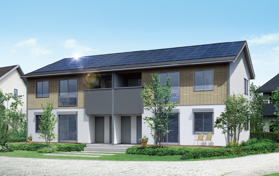 太陽光発電システム搭載の賃貸住宅「Belle Lead eco」発売