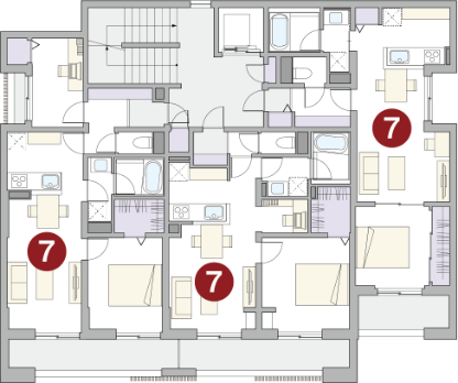 4F／賃貸の平面図