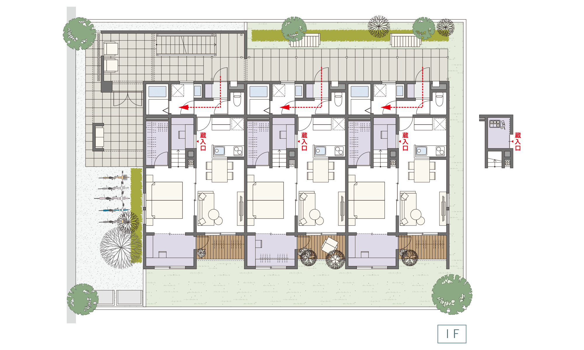 2-worklabo 2階建 1階平面図