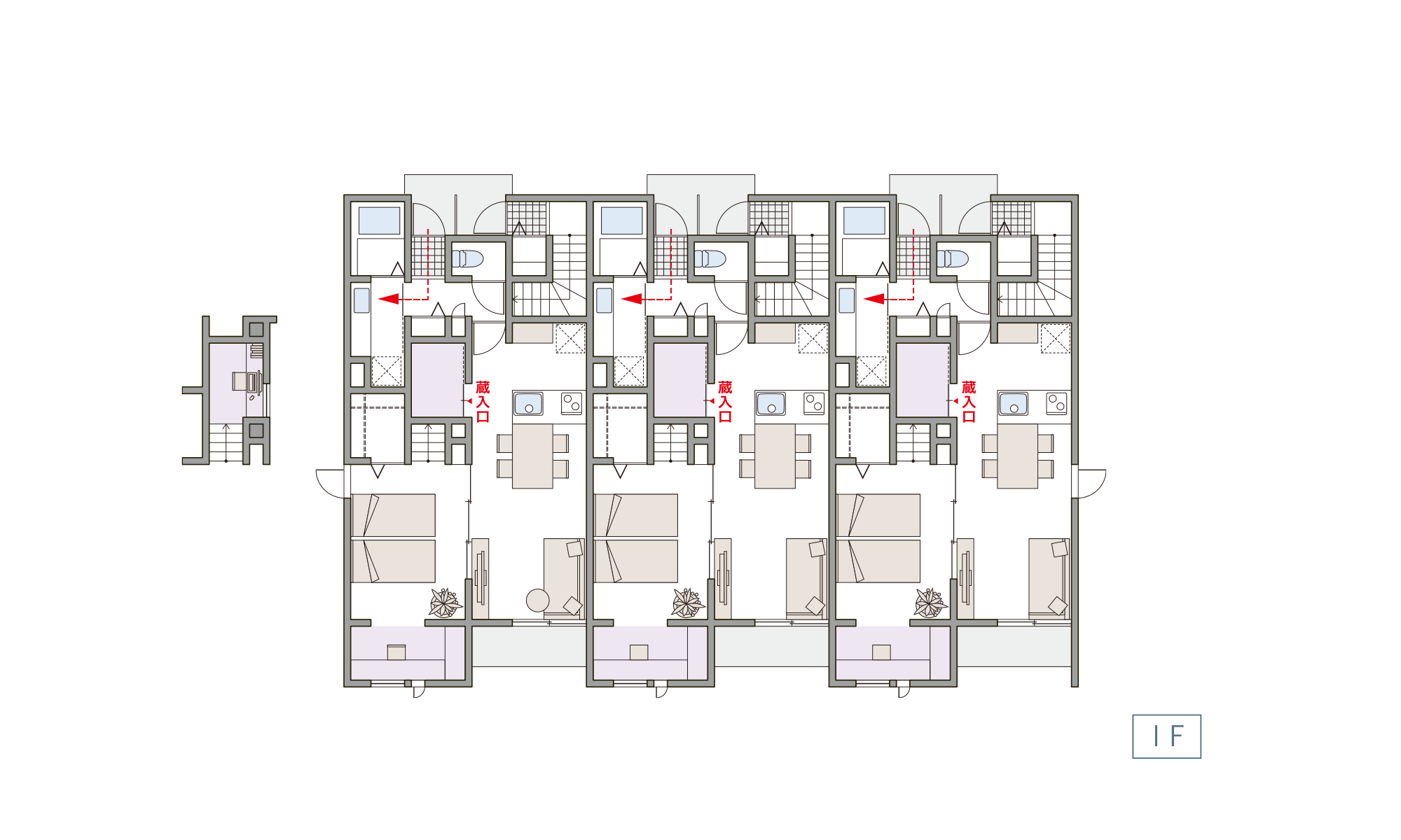 2-worklabo 2階建 1階平面図