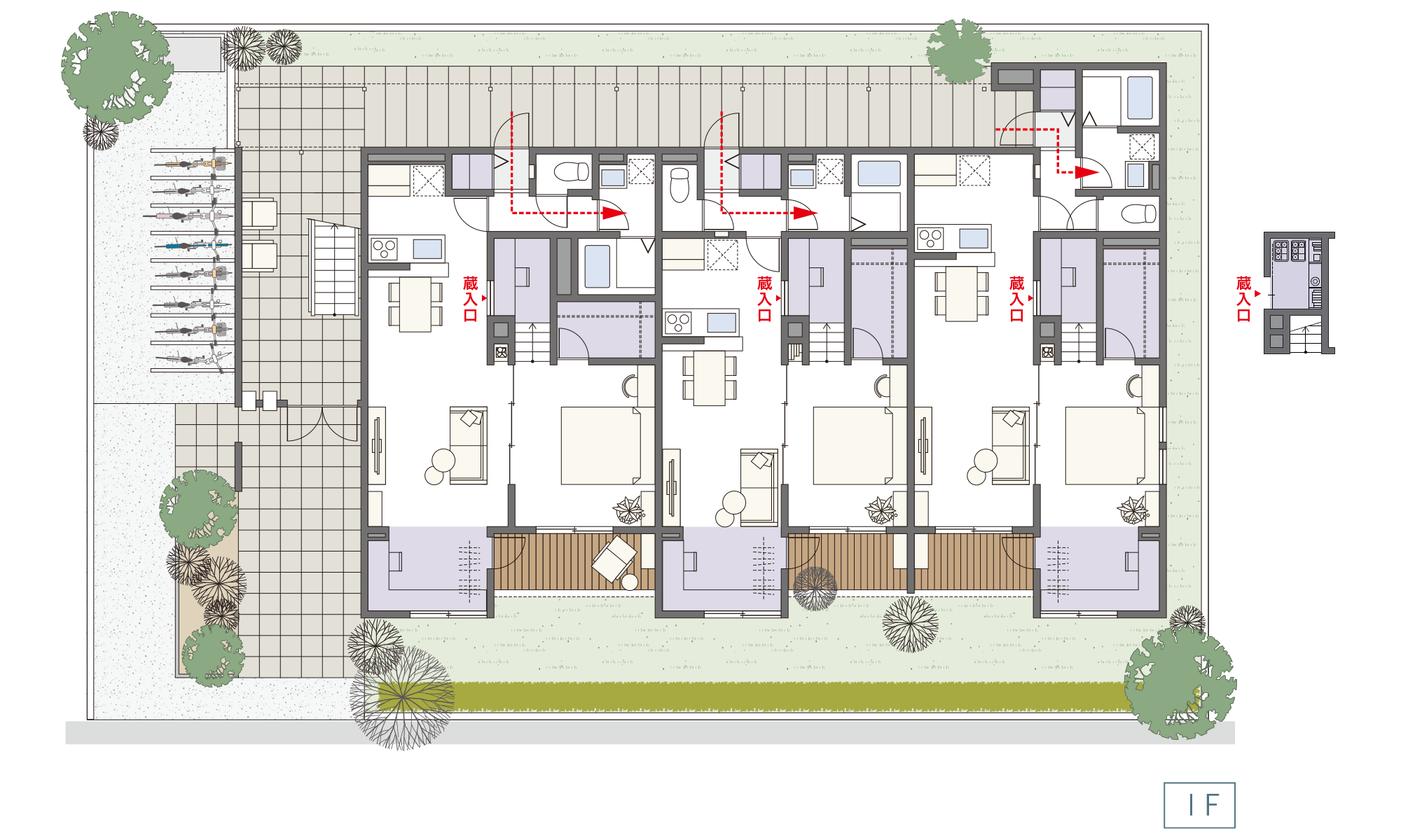 2-worklabo 2階建 1階平面図