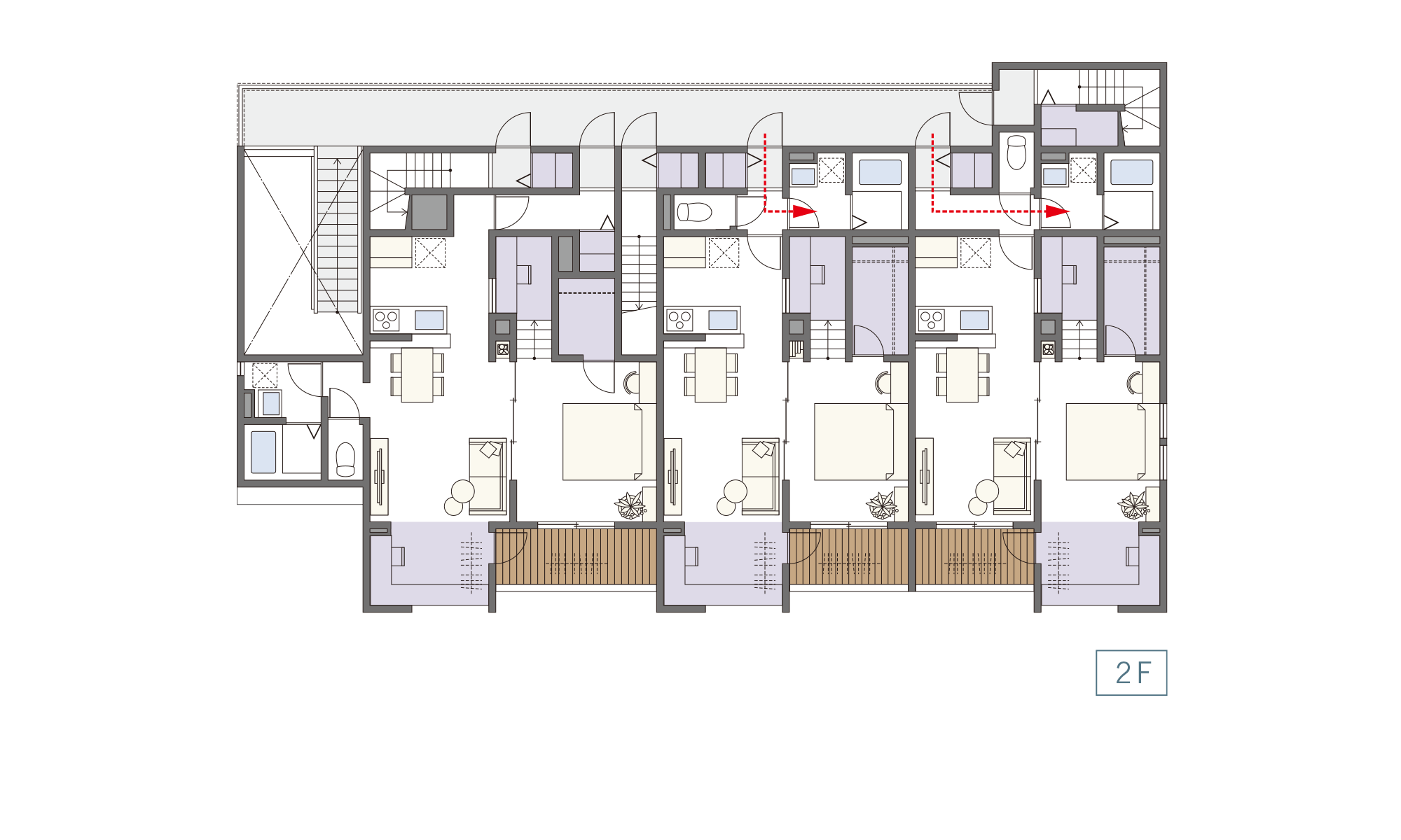 2-worklabo 2階建 2階平面図