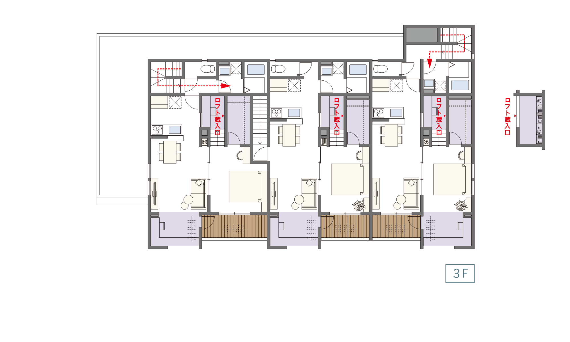 2-worklabo 2階建 2階平面図