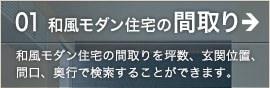 和風モダン住宅の間取り